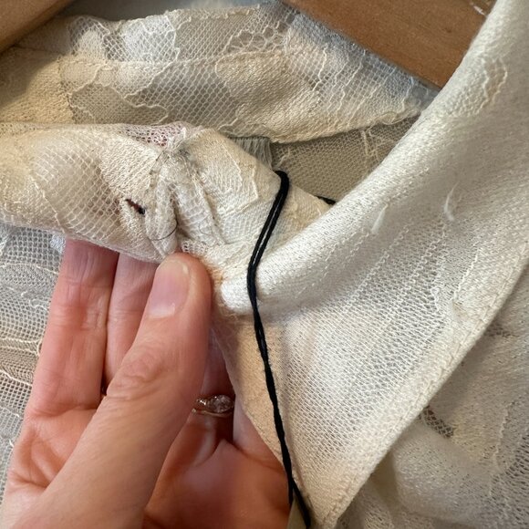 Rachel Comey Becker Top Ripple Lace Cream Womens sz Small - Picture 4 of 4